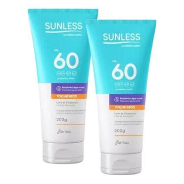 Imagem de Kit Protetor Solar Toque Seco Sunless 60fps 2 Unid. - 200g 