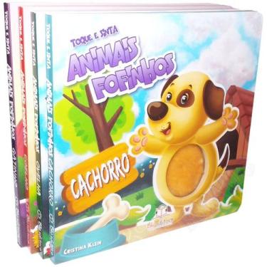 Imagem de Livro Infantil Cartonado Toque e Sinta Animais Fofinhos - Blu Editora
