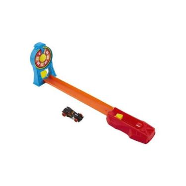 Imagem de  hot wheels lets race - pista de acrobacias - girar e marcar