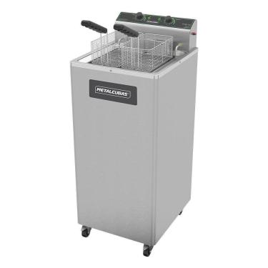 Imagem de Fritadeira Elétrica Zona Fria com Pedestal Metalcubas 15 Litros FOE15P 8000W 220V