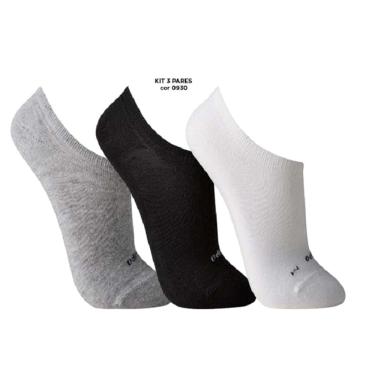 Imagem de Meia Feminina Sapatilha Lupo Kit com 6 Pares de Meias 03270