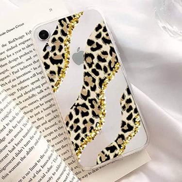 Imagem de Capa de telefone de leopardo fashion para iphone 11 12 13 mini pro xs max 8 7 6 6 s plus x 5s se 2020 xr case, a5, para iphone 7 ou 8