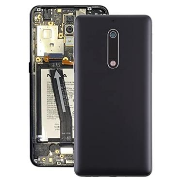 Imagem de Battery Back Cover with Power & Volume Button Flex Cable & Camera Lens Cover for Nokia 5 TA-1024 TA-1027 TA-1044 TA-1053(Black)