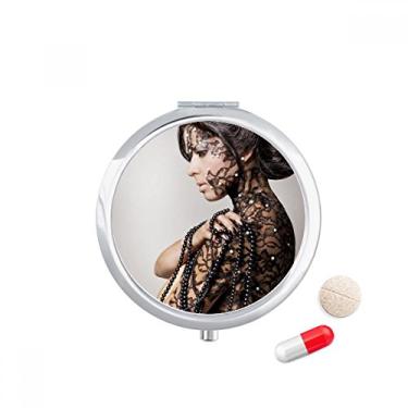 Imagem de Religion Nude Morena Beauty Body Gal Pill Case Bolso Caixa de Armazenamento de Remédios Dispensador de Recipiente