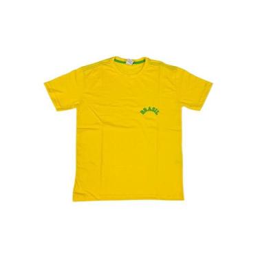 Imagem de Camiseta Brasil Estampada Adulto - Wju Jeans