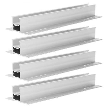 Imagem de 4 Set Solar Panel Bracket Kit Aluminum Alloy 300mm Solar Panel Stand for Roof,for RV Trailer Boat Yacht Wall and Other Off Gird Installation