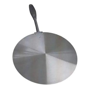 Imagem de Pá De Pizza Cabo Curto Alumínio 35cm Diâmetro Chicky Formas