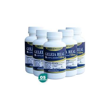 Imagem de Geleia Real Liofilizada Bee Ways | 60 Capsúlas 150mg - Combo com 5 unidades