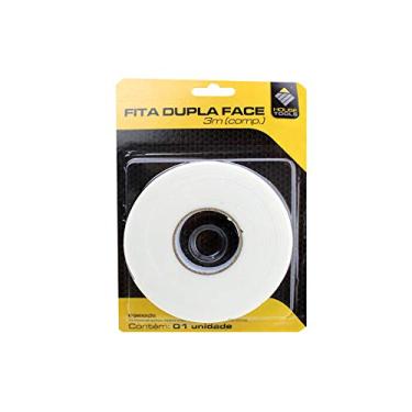 Imagem de Fita Dupla Face De Espuma Com 3 Metros X 18mm Espessura Branca Extra Forte Soft