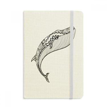 Imagem de Caderno com capa dura em tecido oficial Blue Whale Big Strong