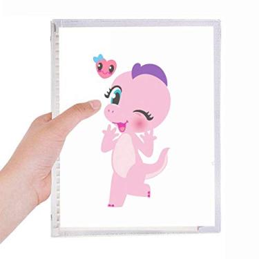 Imagem de Caderno Dinossauro Kingdom Love You com Folhas Soltas e Diário Recarregável