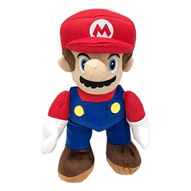 Imagem de Boneco Pelúcia Turma Mario Bros - MARIO (34cm)