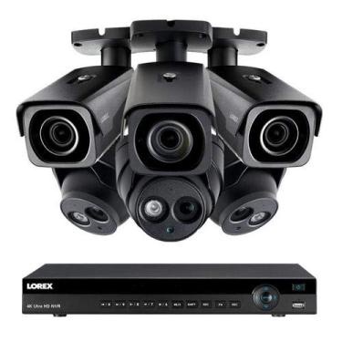 Imagem de Lorex 4KHDIP833NV, 8 Sistema NVR Canal com 6 4K câmeras Outdoor IP