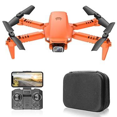 Imagem de Miaoqian X1 RC Drone com Câmera 4K Dual Camera WiFi FPV Mini Quadcopter dobrável com Função Trajetória Voo Modo sem Cabeça Voo 3D com Bolsa de Armazenamento
