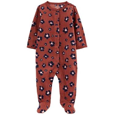 Imagem de MACACÃO DE FRIO INFANTIL 3 MESES CARTERS FLEECE FLORZINHA - BABY