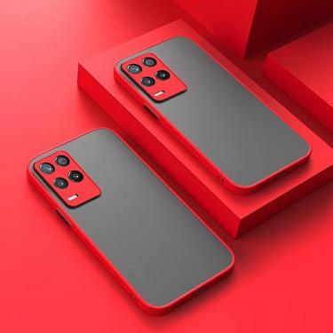 Imagem de Protect Lens Soft TPU+Hard PC Matte Case Cover for Realme 10 9i 9 Pro+ Plus GT 5G 7 7i 8i 8 5G Pro C21Y C30 C35 C25, vermelho, para 10 ProPlus 5G