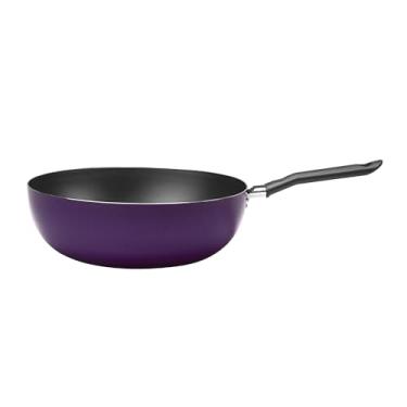 Imagem de Frigideira Wok Em Alumínio Antiaderente 24cm 2,30l Fun Colors Roxo - Brinox 7232360
