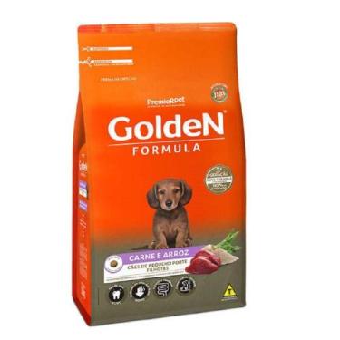 Imagem de Ração Golden Fórmula Cães Filhotes Mini Bits Carne E Arroz 3Kg - Premi