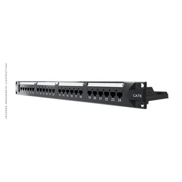 Imagem de Patch Panel Soho Plus CAT.6, 24 Portas, T568A/B - 35050402