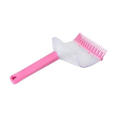 Imagem de Kokiya Pente de corte de franja, ferramenta de corte de cabelo, ferramenta portátil de penteado, ferramenta prática de corte de franja de cabelo, pente de