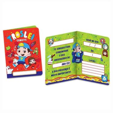 Imagem de Convite de Aniversário Luccas Neto 08 Unidades