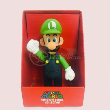 Imagem de Boneco Luigi Grande Super Size 23Cm - Super Mario