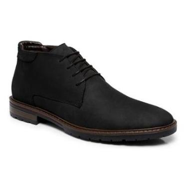 Imagem de Bota Casual Inglês Masculina Preta Turunelli Elegante Macia-Masculino