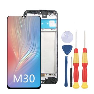 Imagem de SiuVorZhi Tela LCD compatível com Samsung Galaxy M30 2019 M305 M305F M305DS Display LCD Touch Screen Assembly Peças de reposição com ferramentas.