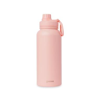Imagem de Gocase Garrafa Fresh Térmica Para Água em Aço Inoxidável, Bebida Quente por até 12hrs ou Fria por até 24hrs (Rosa, 950 ml)