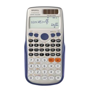 Imagem de Calculadora científica solar, calculadora científica IPepul com 417 cálculos multifuncionais, visor de 4 linhas e teclado de símbolo científico, presente Ldeal para estudantes, engenheiros, professores (991ES PLUS)