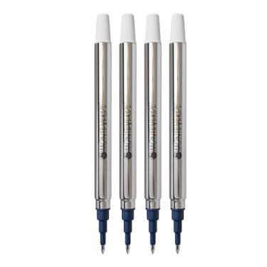 Imagem de Monteverde Refil Roller Ball para caber canetas esferográficas Sheaffer - Cor azul/preta fina pacote com 4 (S223BB)