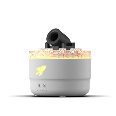 Imagem de Umidificador difusor de óleo essencial em forma de torre, difusor de aromaterapia de 200 ml, desligamento automático e temporizador, 3 temporizadores, 7 cores, difusores para óleos essenciais, sala