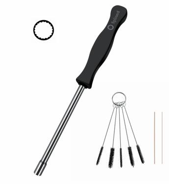 Imagem de Strongthium Ferramenta de ajuste de carburador estriado de 21 dentes para Husqvarna Poulan 530035560 Stihl Homelite Craftman Echo Weed Eater aparador de corda, motosserra, soprador de folhas, chave de