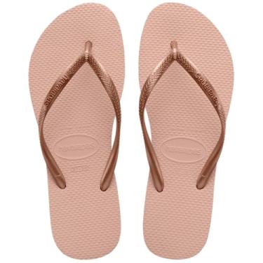 Imagem de Havaianas Chinelo feminino Slim Princesas, Rosa de balé, 9-10