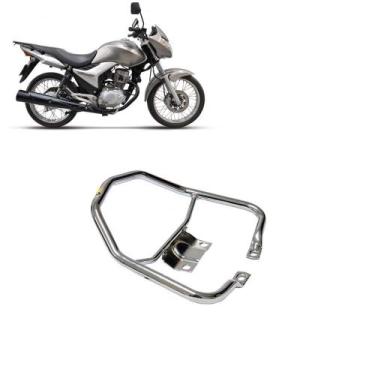 Imagem de Alça Traseira Cg Titan 150 2009 2010 2011 2012 2013 Cromado - MA Motos