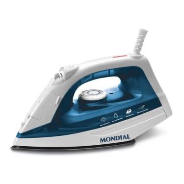 Imagem de Ferro A Vapor Antiaderente Mondial F32 Com Spray Branco 220V, 220V