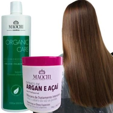 Imagem de Kit Redutor De Volume Organic Care 1L - Maochi Cosméticos