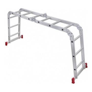 Imagem de Escada Articulada 3,23M - 13 Posições 12 Degraus - Aluminio - Botafogo