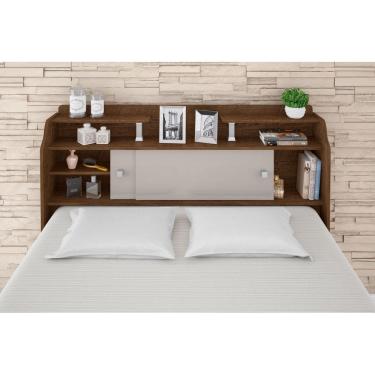 Imagem de Cabeceira Casal Elisa Conjunto Box Colchão 138Cm Cor Flex