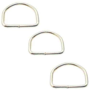 Imagem de Meia Argola Argola Prata 10/15/20/25/30/35/40 mm 10 Unid - Generic