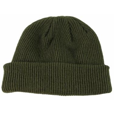 Imagem de Gorro Touca Lenhador Marinheiro Canelada Adulto Unissex Verde Musgo - 