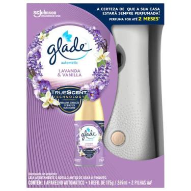 Imagem de Odorizador Glade Automatic + Refil Lavanda & Vanilla 269ml, Lavanda e 