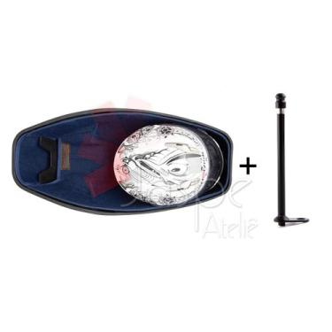 Imagem de Forração Honda Pcx 150 Forro Baú 16 18 Azul + 1 Antena - Jaspe Ateliê,