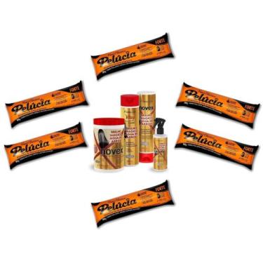 Imagem de Hene Gel Pelucia Preto Medio/Forte 06x180g Pouch/Bisnaga+Brilho Magico