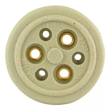 Imagem de Tomada Externa de Louça 3 Polos 30 Amperes 380 Volts FOXLUX 