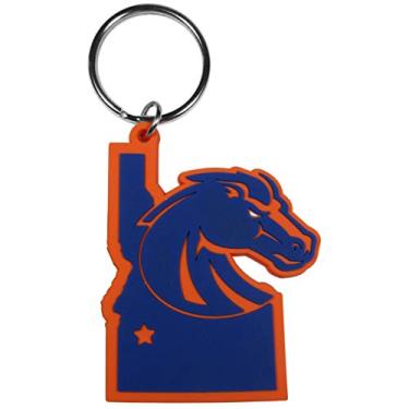 Imagem de Chaveiro unissex NCAA Boise State Broncos Siskiyou Sportshome State Flexi, azul, tamanho único