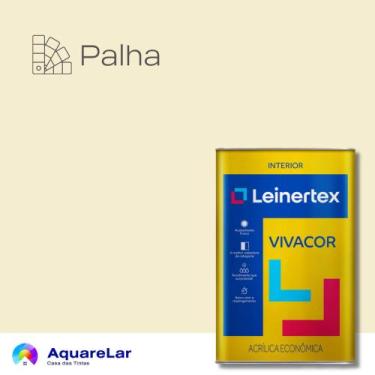 Imagem de Vivacor Acrílica Leinertex Fosco 18L, PALHA