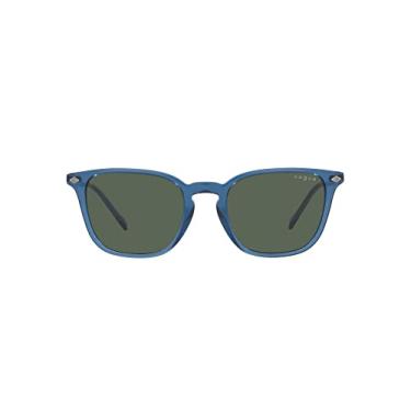 Imagem de Vogue Eyewear Óculos de sol masculino quadrado VO5431S, verde escuro, 52 mm
