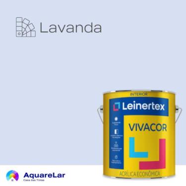 Imagem de Vivacor Acrílica Leinertex Fosco 3,6L, LAVANDA, 3,6L