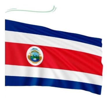 Imagem de Bandeira Costa Rica Oficial Importada 150 X 90 Cm Qualidade - WCAN